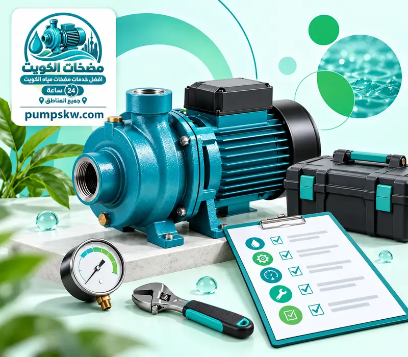 تسجيل ملاحظات استمرار تشغيل المضخة قبل الفحص
